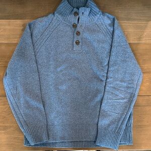 Banana Republic Blue Turtleneck Sweater WOOL